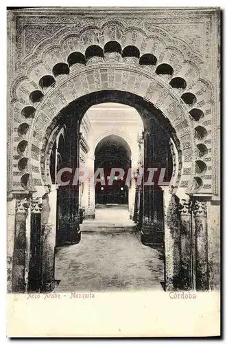 Ansichtskarte AK Cordoba Arco Arabe Mezquita