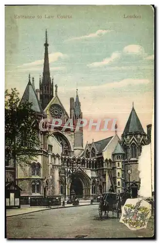 Cartes postales London Entrance To Law courts