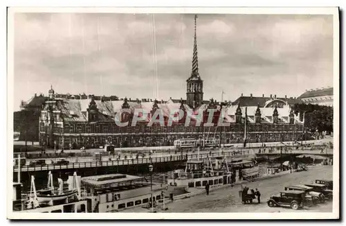 Cartes postales Kobenhavn Borsen Bateaux