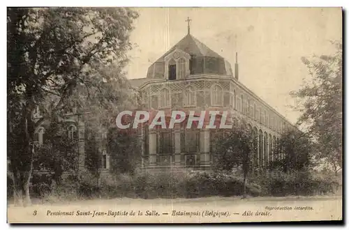 Cartes postales Pensionnat Saint Jean Baptiste de la Salle Estaimpuis Aile droite