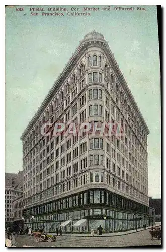 Cartes postales Phelan Building Cor Market and O Farrell Sta San Francisco California