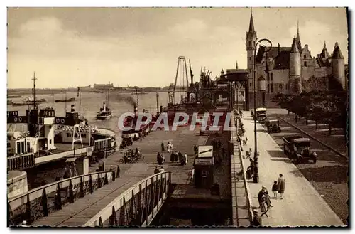 Cartes postales Anvers Embarcadere du Steen Bateaux