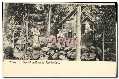 Cartes postales Hansel Gretel Rubezahl Marienbad