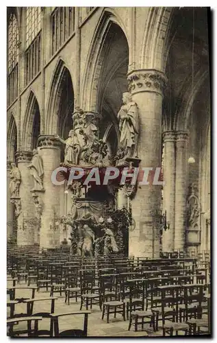 Cartes postales Bruxelles Eglise Sainte Gudule La Chaire de Verite
