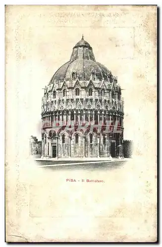 Cartes postales Pisa Battistero