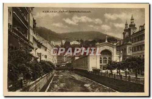 Cartes postales Karlsbad Aussere Sprudelkolonnade