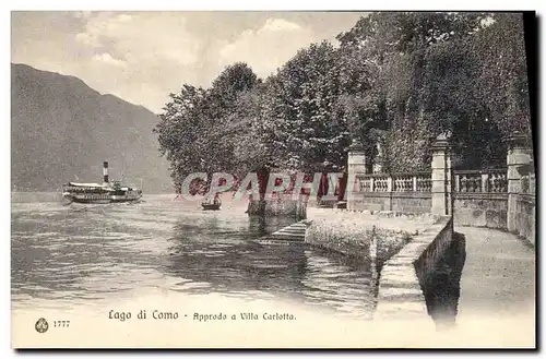 Cartes postales Lago di Como Approdo a Villa Carlotta