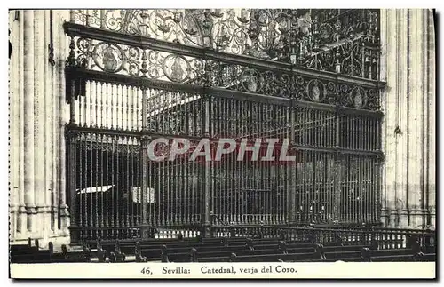 Cartes postales Sevilla Catedral Verja Del Coro