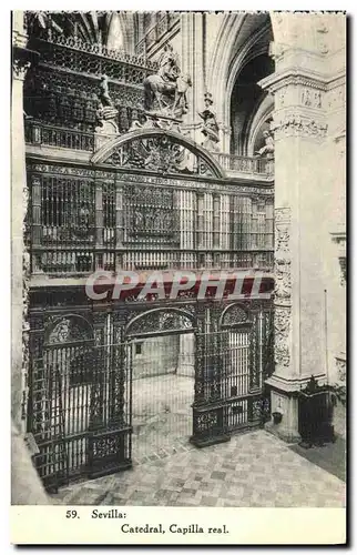 Cartes postales Sevilla Catedral Capilla Real