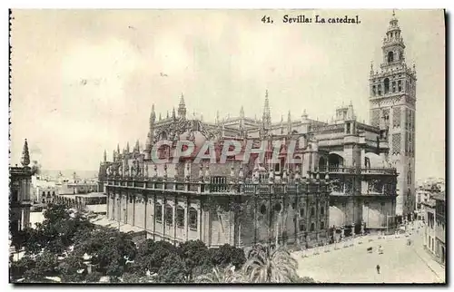 Cartes postales Sevilla La Catedral