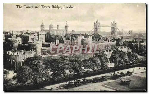 Cartes postales The Tower and Tower Bridge London