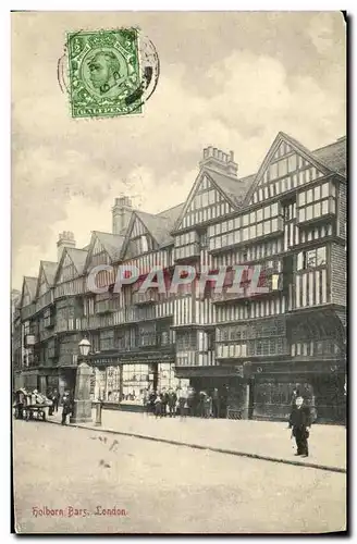 Cartes postales Holborn Bars London