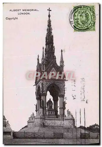 Cartes postales Albert Memorial London