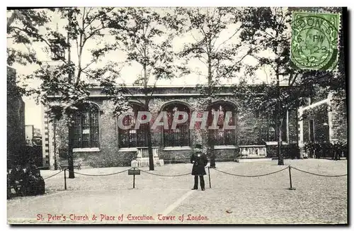 Cartes postales St Peter Church Place Of Execution Tower of London