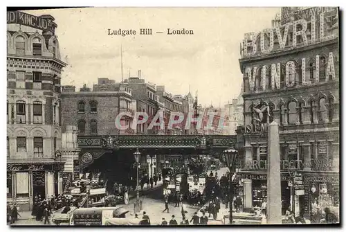 Cartes postales Ludgate Hill London