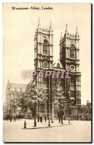 Cartes postales Westminster Abbey London