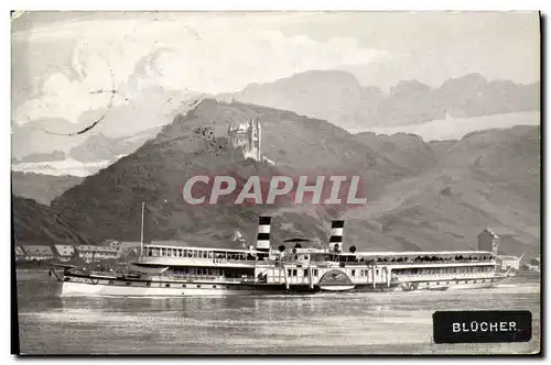 Cartes postales Blucher Bateau