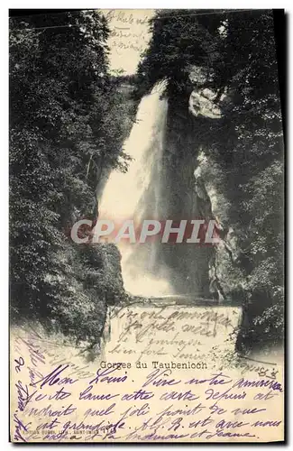 Cartes postales Gorges Du Taubenloch La Chute