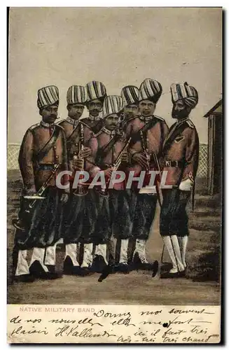 Cartes postales Native Military Band