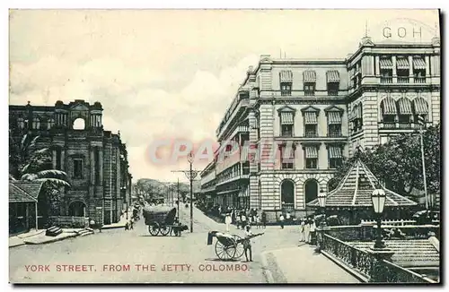 Cartes postales York Street From The Jetty Colombo