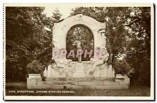 Cartes postales Wien Stadtpark Johann Strauss Denkmal