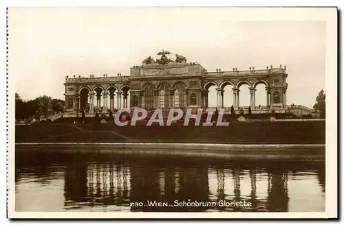 Ansichtskarte AK Wien Schonbrunn Gloriette