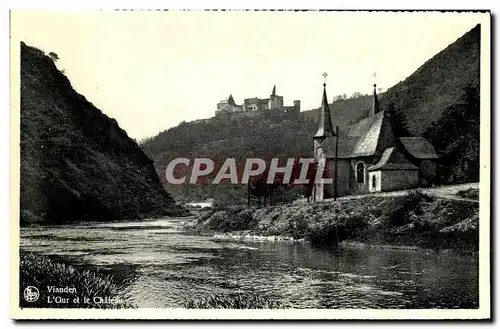 Cartes postales Vianden L Our et le Chateau