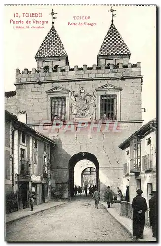 Cartes postales Toledo Puerta de Visagra