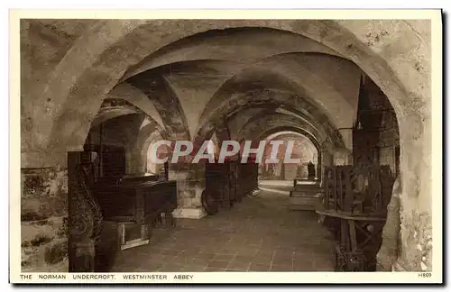 Cartes postales The Norman Undercroft Westminster Abbey London