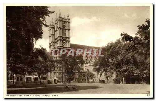 Cartes postales Westminster Abbey From Dean s Yard London