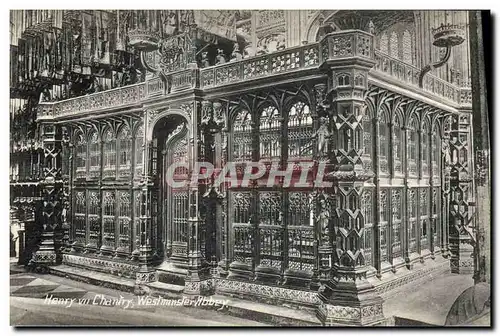 Ansichtskarte AK Henry VII Chantry Westminster Abbey London