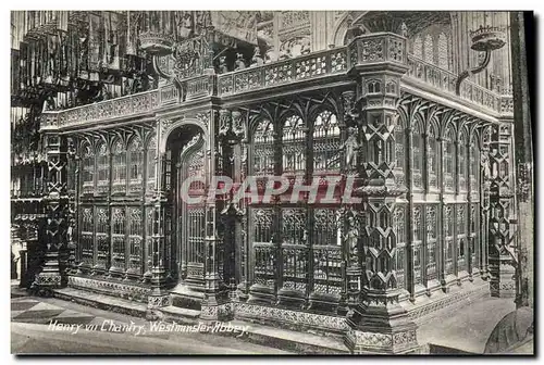 Cartes postales Henry VII Chantry Westminster Abbey London