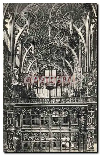 Ansichtskarte AK Henry VII Chapel Westminster Abbey London