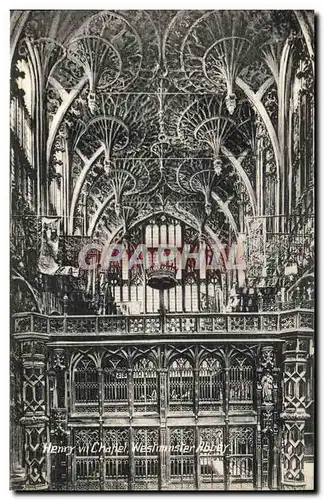 Cartes postales Henry VII Chapel Westminster Abbey London