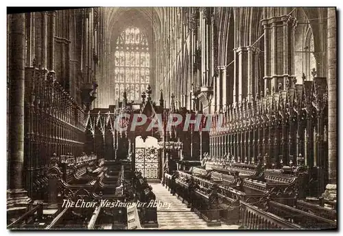 Cartes postales The Choir Westminster Abbey London