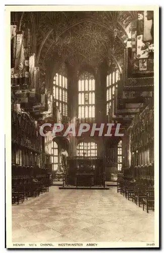 Cartes postales Henry Vll s Chapel Westminster Abbey London