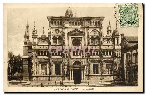 Cartes postales Certos di Pavia La facciata