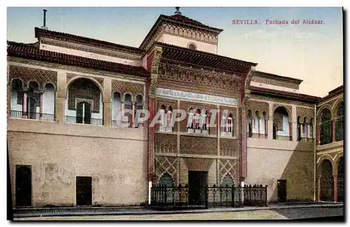 Cartes postales Sevilla Fachada del Alcazar