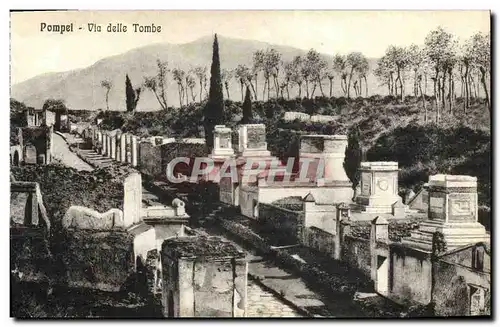 Ansichtskarte AK Pompei Via delle Tombe
