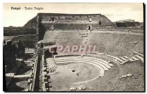 Ansichtskarte AK Pompei Teatro Tragico