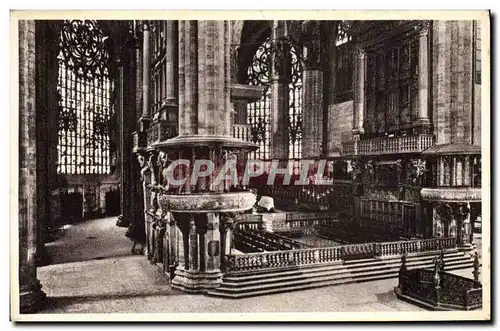 Cartes postales Milano Interno del Duomo