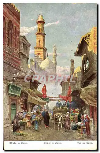 Cartes postales Street in Cairo