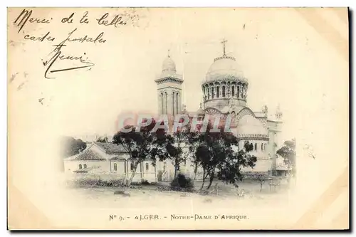 Cartes postales Alger Notre Dame d Afrique