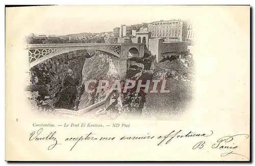 Cartes postales Constantine Le Pont El Kantara