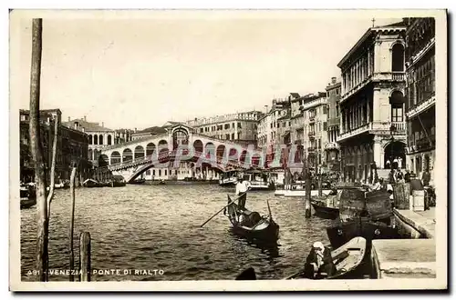 Cartes postales Venezia Ponte di Rialto