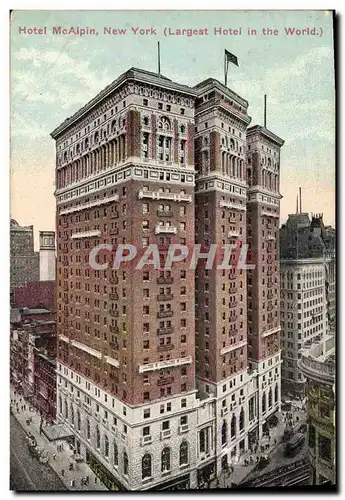 Cartes postales Hotel Mc Alpin New York Largest Hotel in the world