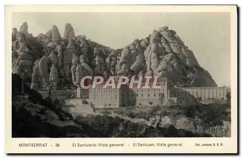 Cartes postales Montserrat El Santuario Vista general