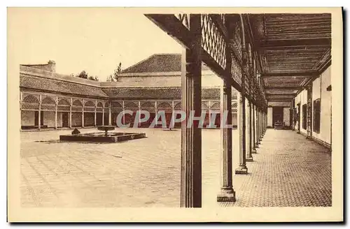 Cartes postales Marrakech Palais de la Bahia Galerie et Cour d Honneur