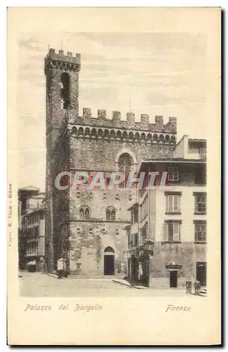 Ansichtskarte AK Palazzo del Bargello Firenze