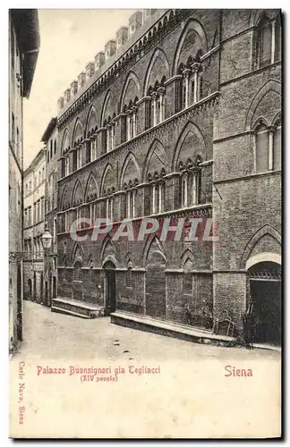 Cartes postales Palazzo Buonsignori gia Tegliaci Siena